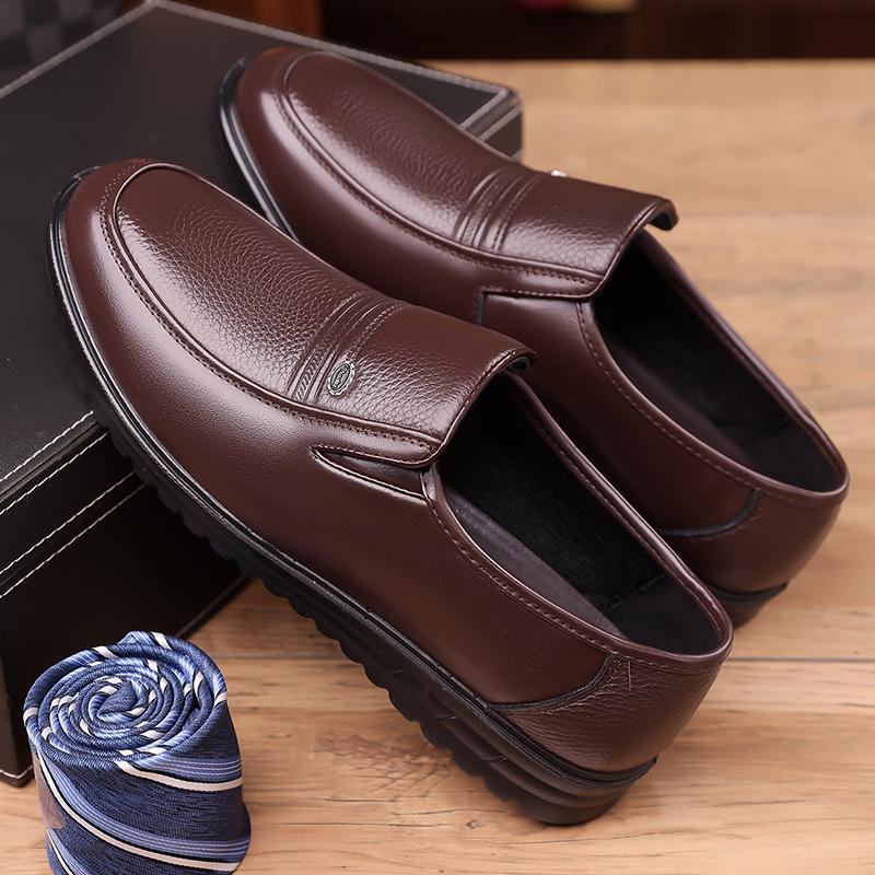 

Кожаная обувь Мужская Деловая Кожаная Мужская Одинарная Обувь Обувь 44