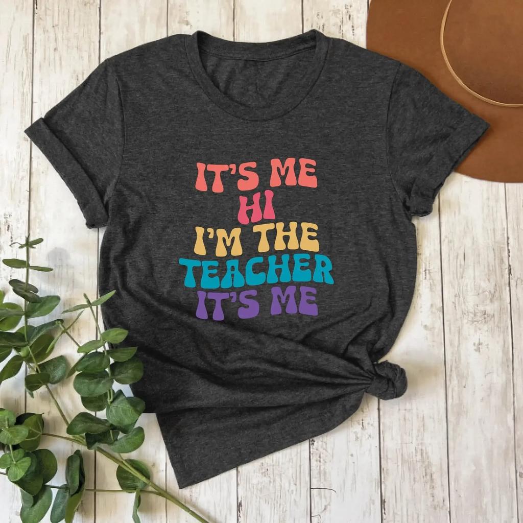 Matching Teacher T Shirt ItS Me Hi IM The Kindergarten New School