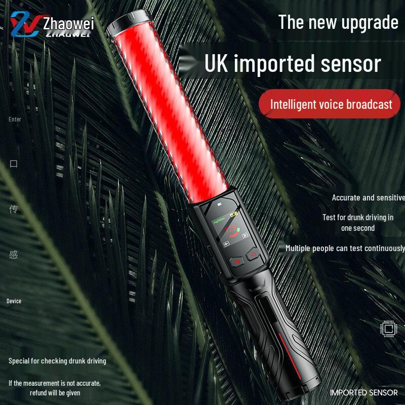 Catch Alcohol Spirit Voice-Activated Portable Breathalyzer 3-in-1 Tester