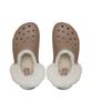 Crocs Classic Platform Fuzz Lined Clogs - Latte / 212854-2Q9