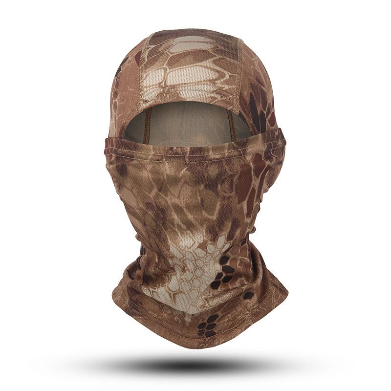 "Camouflage Motorcycle Balaclava: Dustproof, Sun-Protection Summer Riding Mask"