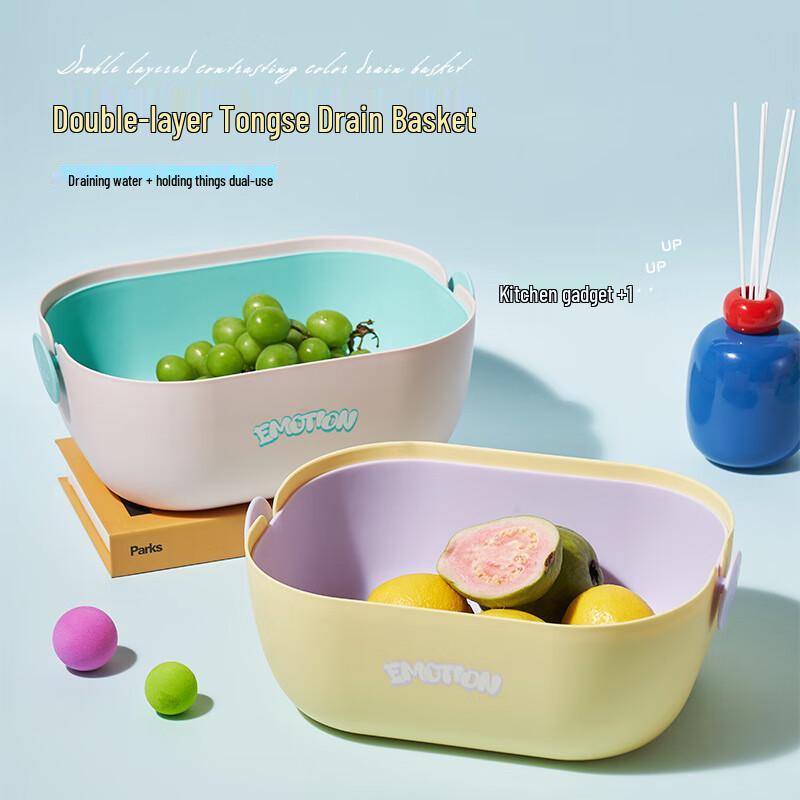 Anvelo Double-Layer Cleaning & Draining Basket