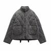 2025 Urban Casual Washed Cotton Padded Jacket for Women - Autumn/Winter Collection