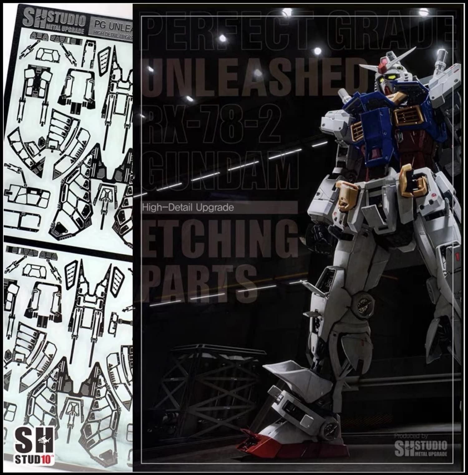

PG UNLEASHED Gundam Modification Detail Up Metal Parts 1/60 RX-78-2 High-Quality