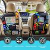 Universal Car Storage Bag&Backseat Organizer with Tablet Holder, Trunk Net,Fire Extinguisher Fixer, Seat Protector Car Organizer