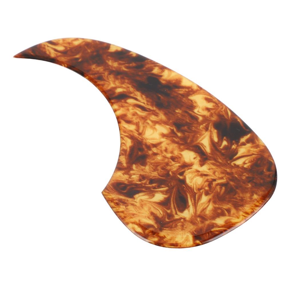 Amber Color Acoustic Guitar Cover 2-2.5mm Thickened Folk Scratch Plate For Acoustic Guitar