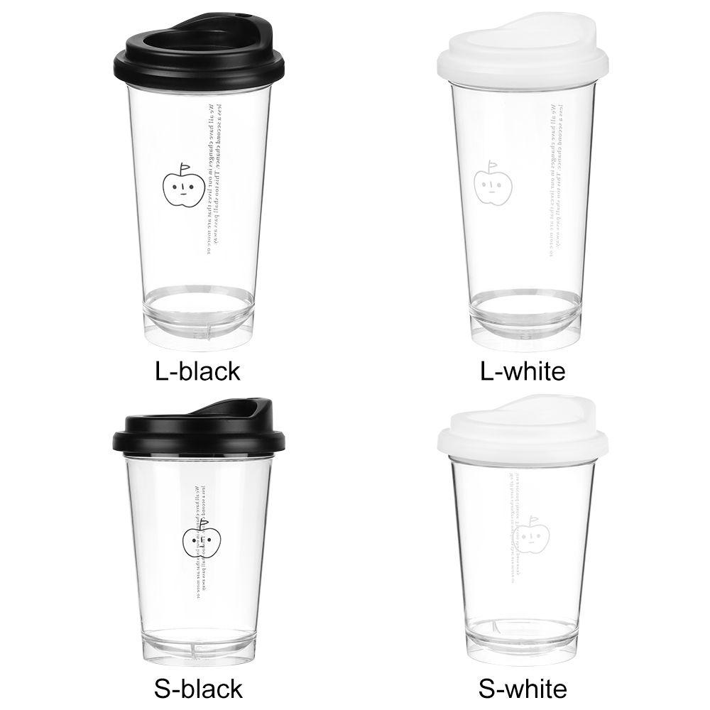 350/470ml Kawaii Plastikwasserflasche für Saft Milch Tee Kaffeebecher Auslaufsichere Trinkflasche Tragbare Sportbecher BPA-frei