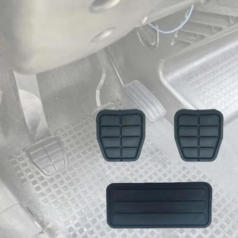 3 Peças Pedal de Freio Embreagem Acelerador Acessórios DIY Almofada de Pedal Conjunto de Borracha Para Transporter T4 Golf Coupe Alhambra Para Seat