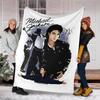 1pc Michael Jackson Theme Blanket - Digital Print, Polyester, Cozy for All Seasons, Perfect for Outdoor, and Travel