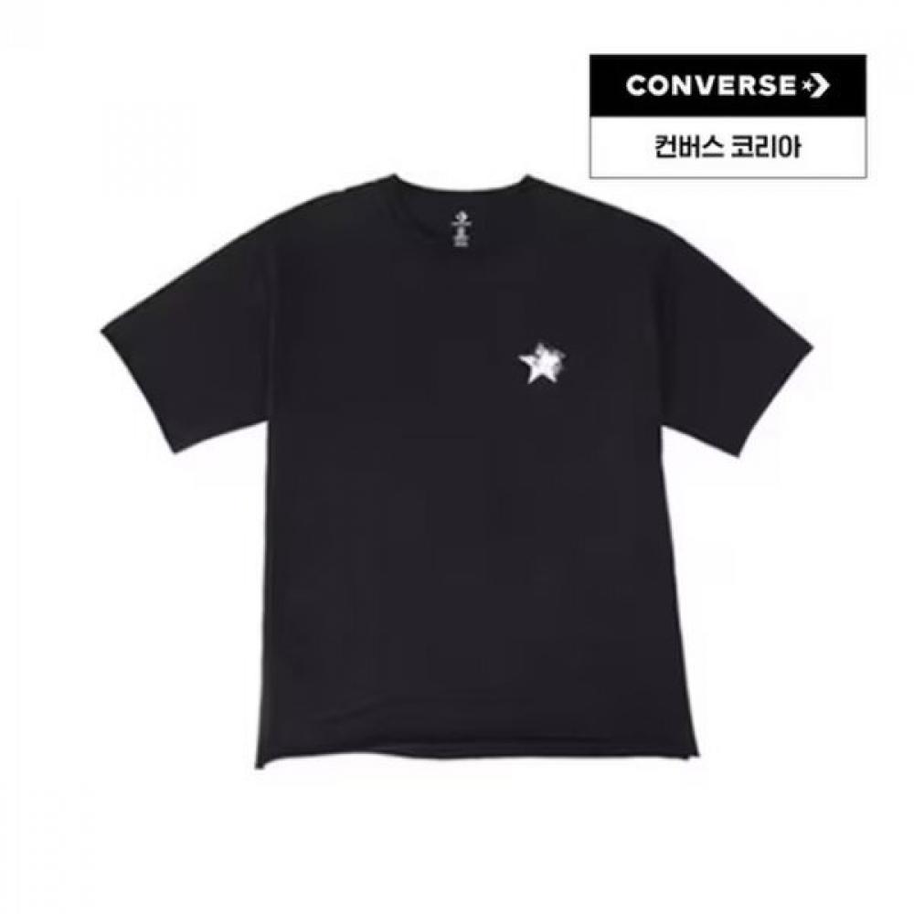 Converse РеТро Лого Короткий Рукав Футболка Черный Ucj689 023 90