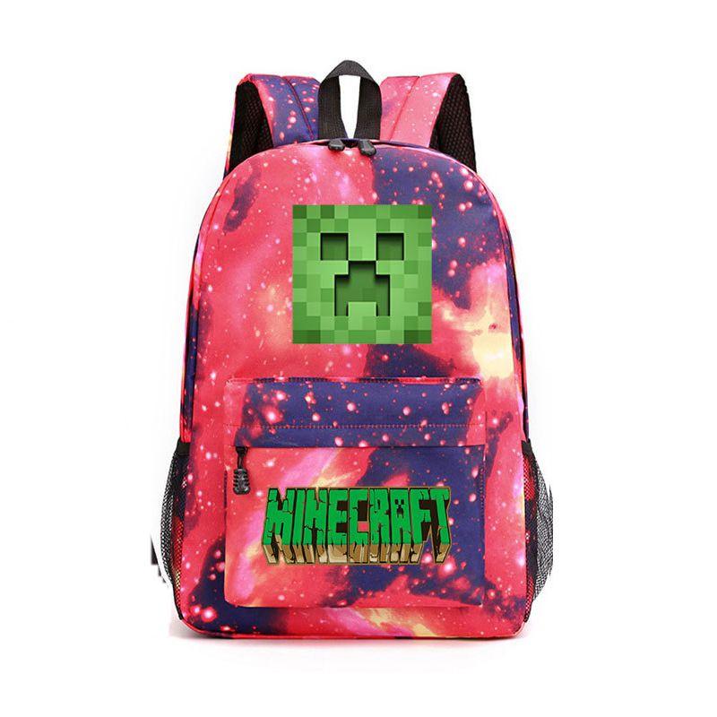 Backpack Minecraft For Teenagers Kids Boys Children Student School Unisex Bags