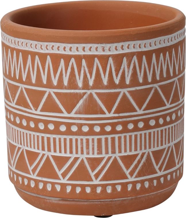 Ceramic cover for terracotta flowerpot 11 cm