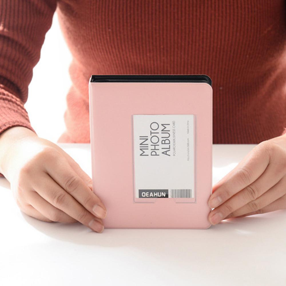 Colors Card Holder 64Pockets Card Stock Picture Case Binders Albums Photo Album Mini Photo Album