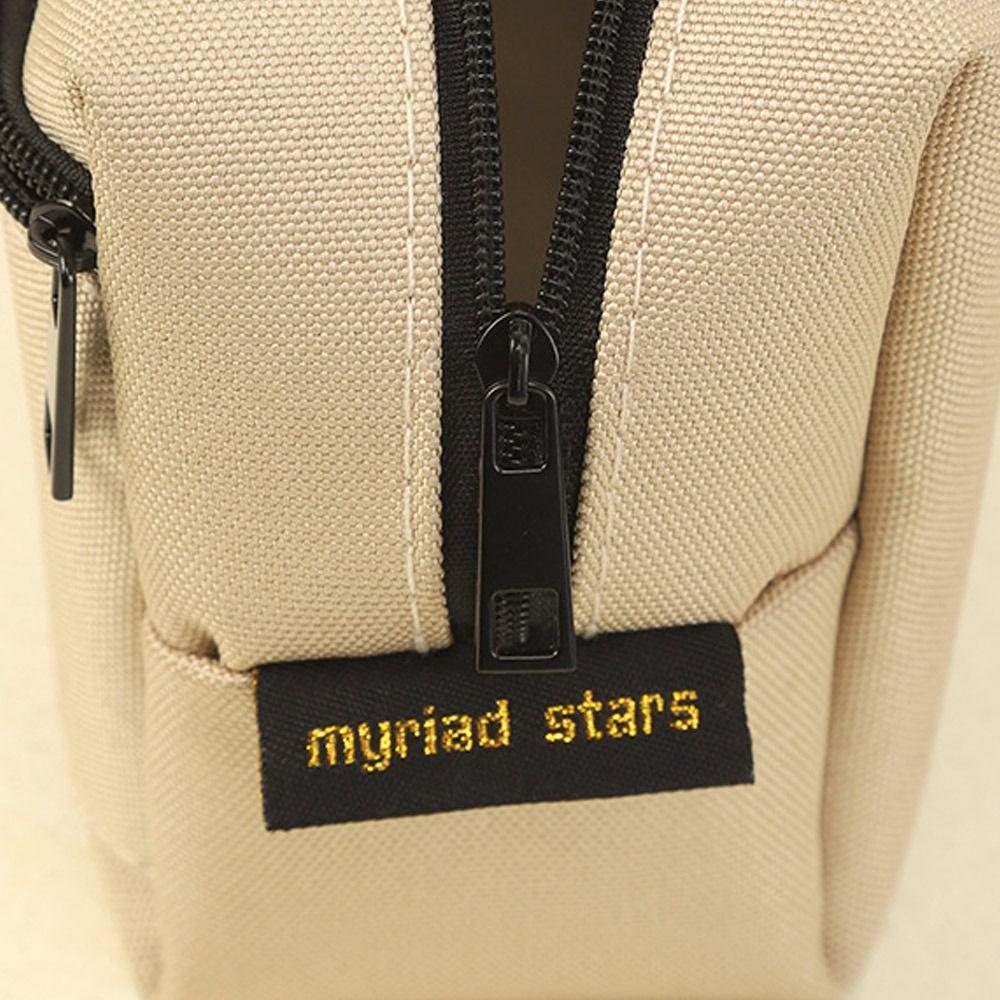 Oxford Cloth Pencil Case Solid Color Pen Box Creative Pen Bag  Students