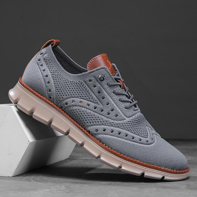 2025 new summer large size 50 fly-woven mesh casual shoes soft sole light one-pedal sports casual shoes