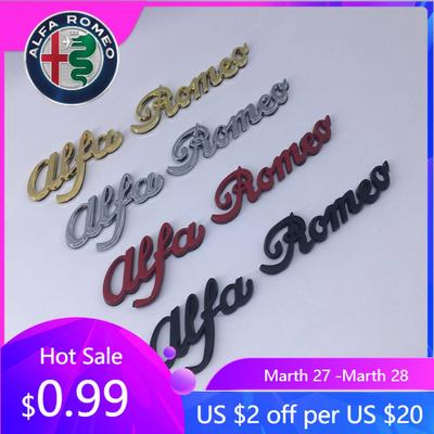 Για Alfa Romeo 2026 Καυτό Αυτοκόλλητο 1τμχ Για Alfa Romeo 146 147 155 156 159 Stelvio Giulia Giulietta Εξωτερική Διακόσμηση Αυτοκινήτου Αυτοκόλλητο 3D
