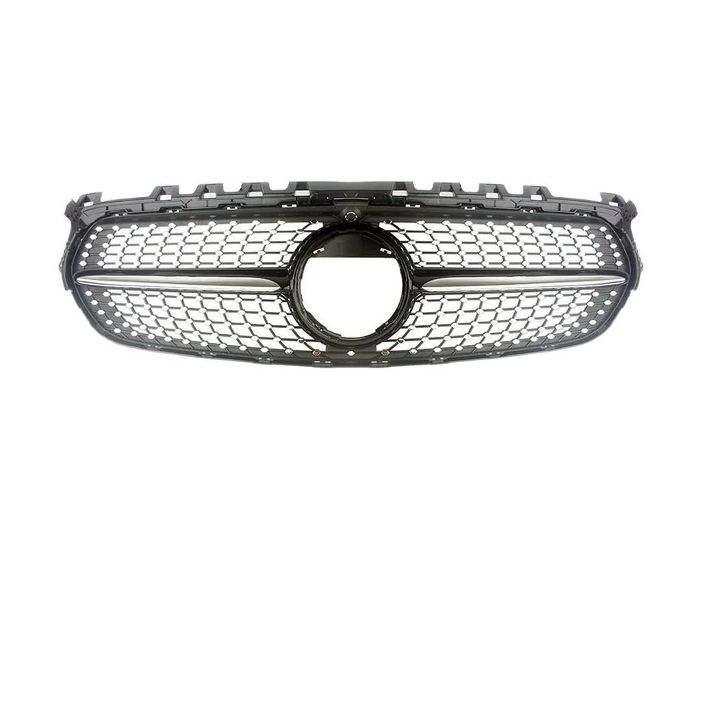 Compatible with 20-23 Mercedes B W247 Front Bumper Air Intake Grille - Full Star GT ABS Replacement