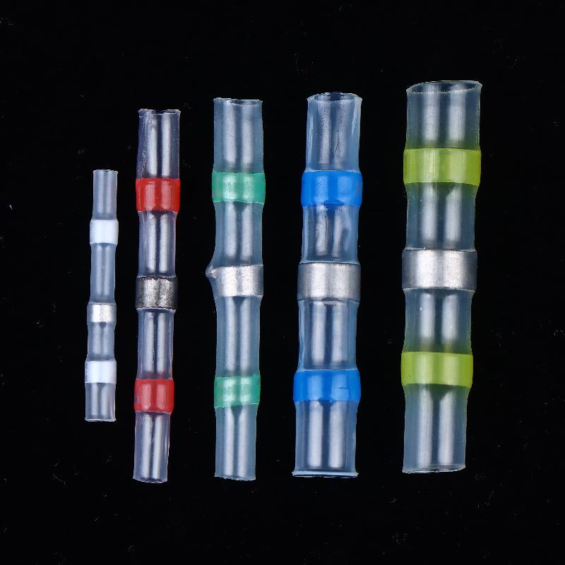 100Pcs Waterproof Heat Shrink Tube With Solder Insulation Wire Terminal Connector Heat Shrink Welding Ring Terminal