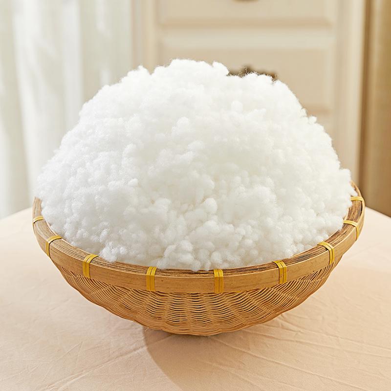Handmade PP Cotton Pillow Core: Fluffy, High-Elastic Silk Fiber Filling for Cushions and Dolls