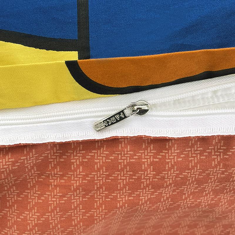 1Pcs Cartoon Dinosaur Duvet Cover 100% Cotton Skin-friendly Breathable Zipper Quilt Cover for Kids Boys Girls Bedroom Decor