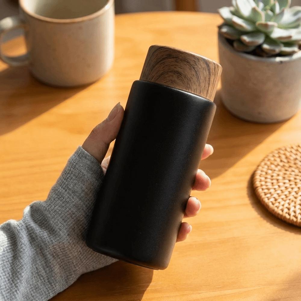 Mini Stainless Steel Thermos Mug Leak-Proof Tea Brewing Cup Drinkware Thermal Water Bottle Outdoor