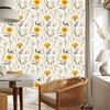 Dandelion Wallpaper White for Living Room and Bedroom 50x1000