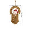 Round Shape Santa Claus Wall Hanging 20x30cm Santa Christmas Decoration  Kids Room Decoration