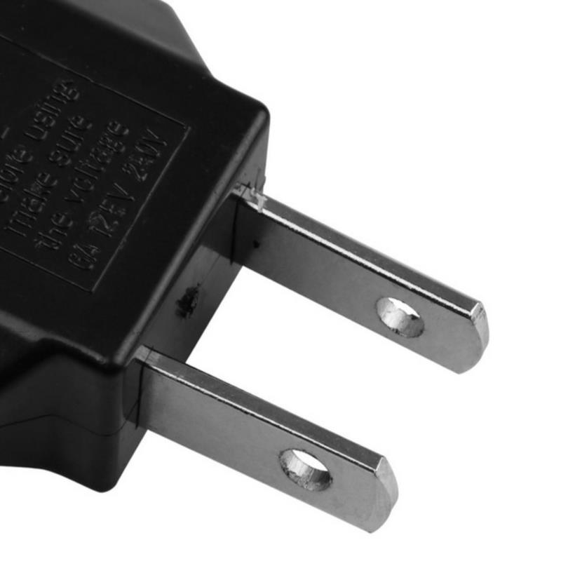 Eu Euro Europe To Us Usa Power Jack Wall Plug Converter Travel Adapter Adaptor