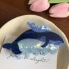 Rutschfeste Acetat-Haarspangen Cartoon-Delfin-Klammern Niedliche Wal-Haarklammer Haaraccessoires