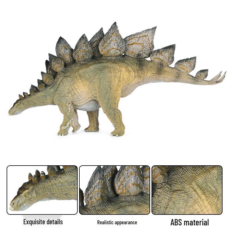 Jurassic Stegosaurus Dinosaur Model: Children's Herbivore Cognitive Toy