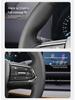 Ford Territory EV Genuine Leather Steering Wheel Cover, Hand-Stitched Grip