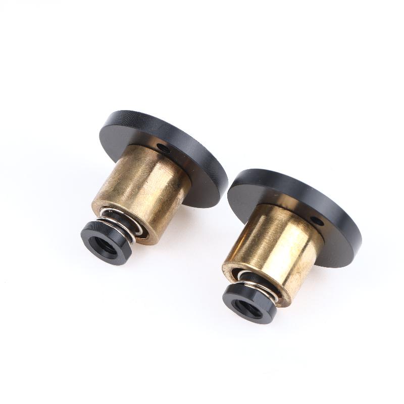 T8 Anti-Backlash Brass Trapezoidal Lead Screw Nut Eliminate Clearance Nut Pitch 2Mm Lead 2Mm 4Mm 8Mm For Cnc 3D Printer