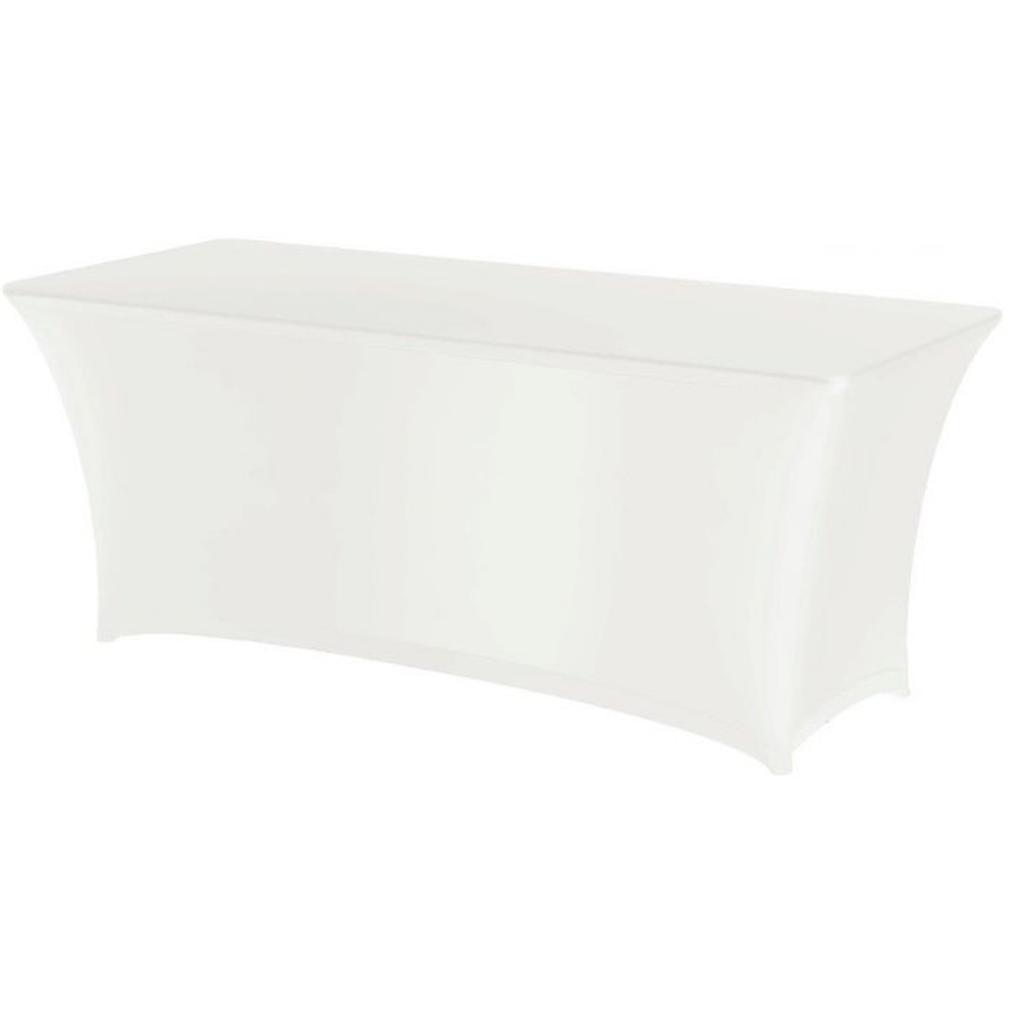 Rectangular tablecloth without ironing 150x760cm Jersey fabric white - Hendi 814390