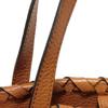 Used 9539 Bamboo Tassel Large Tote 354666 7924 Calfskin Woven Shoulder Bag Charm Brown Unisex from Japan AUTHENTIC