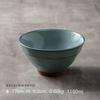 Retro Solid Color Large Ceramic Noodle Bowl - Creative Soup Bowl for Home or Noodle Shop