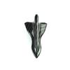 Universal Black Carbon Fiber Shark Fin Roof Spoiler Wind Deflector
