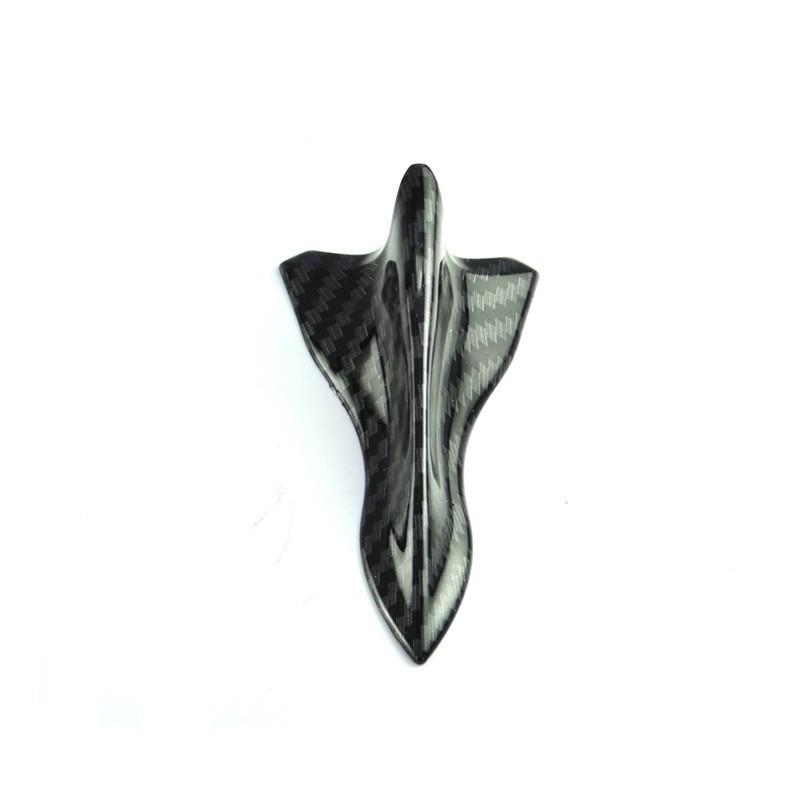 Universal Black Carbon Fiber Shark Fin Roof Spoiler Wind Deflector