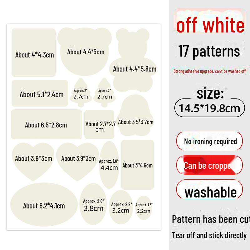 High-End Washable Self-Adhesive Down Jacket Repair Patch