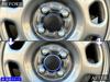 BRIGHTZ Stainless Steel Center Wheel Cap for Alto with Rings, 4-Piece, Blue, HA37S/HA97S (SID-ETC-SMA-010) (Compatible HA37, HA97, HA, A37, A97, 37,