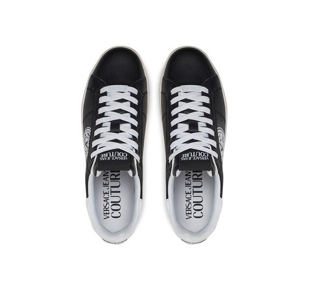 Мужские кроссовки Versace Jeans Couture 78ya3sk1 чёрные