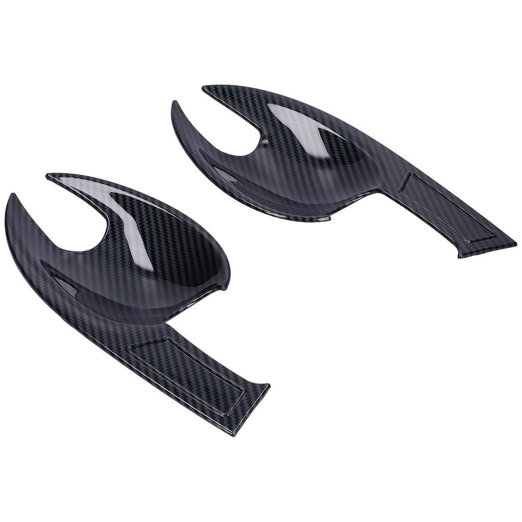 4PCS Car Door Handle Bowl Cover Accessories Replacement for Mazda CX‑3 2016‑2018Carbon Fiber Style