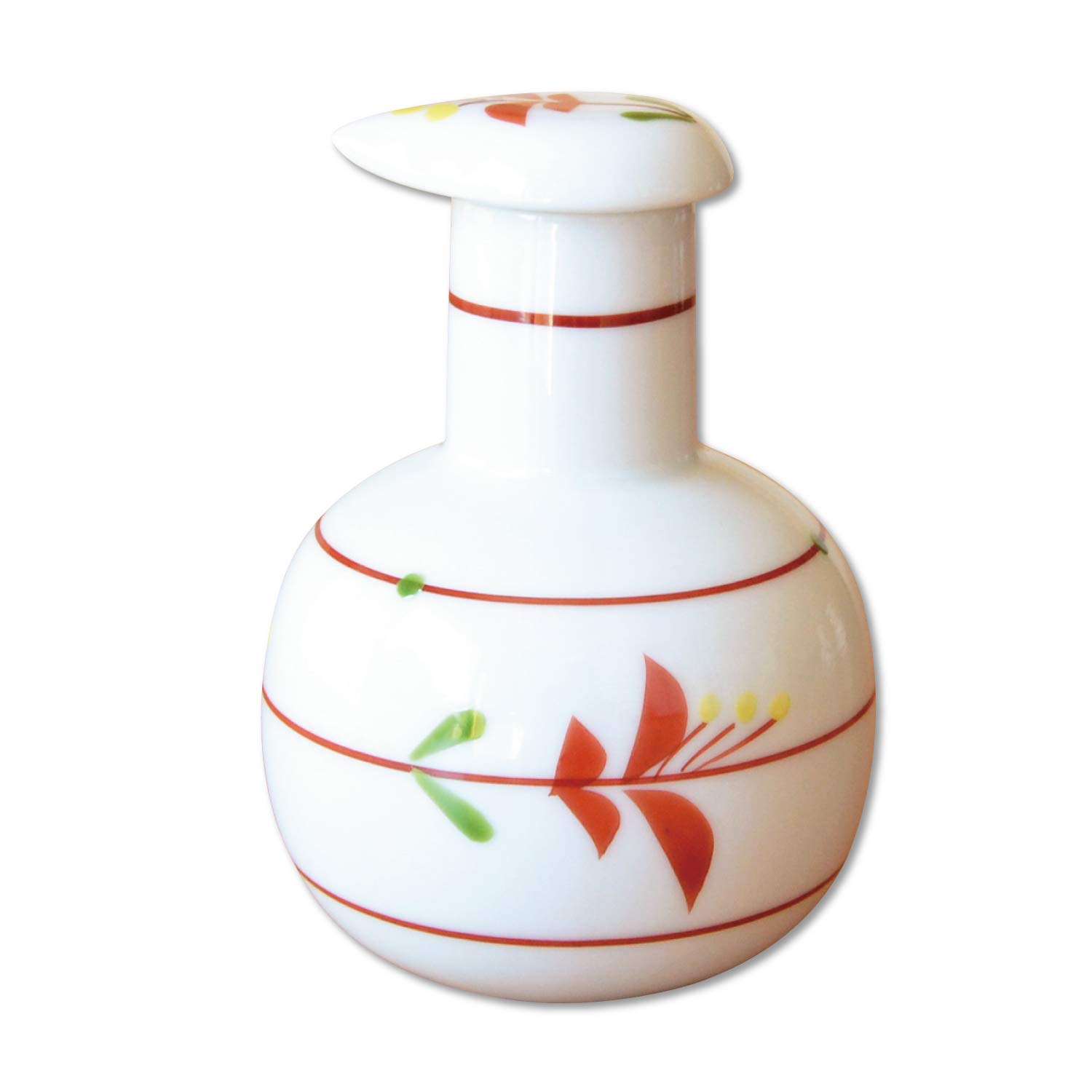 

Stylish and cute compact Arita ware soy sauce seasoning made in Hana Meguri design dispenser, container, ceramic, porcelain, 190ml, Japan,