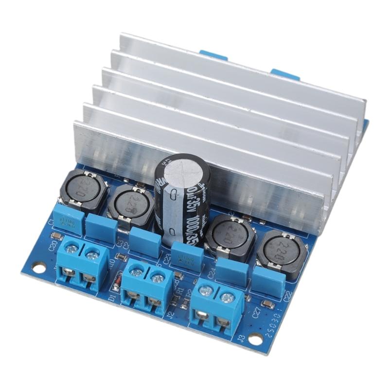 TDA7492 Digital Power Amplifier Board 2x50W Class D High-power Sound Speaker Amplifier Transceiver Module with Heatsink
