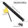 SNL0013M16 Left Hand Internal Threading Boring Bar 10pcs 16ER AG60 Inserts CNC Turning Kit Accessories
