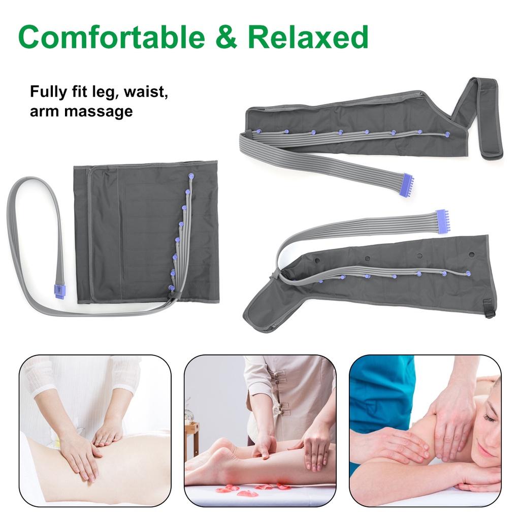Infrared Therapy Arm Waist Pneumatic Vibration Air Wave Pressure Machine Electric Pressotherapy Air Compression Leg Foot Massager