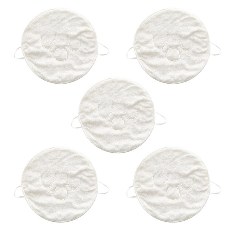

Gentle Corals Fleece Face Steaming Towel For Hot Therapy And Daily Facials Cleansing 22cm Diameter 1