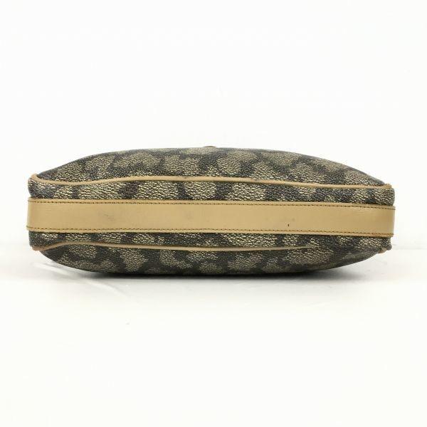 YVES SAINT LAURENT Clutch Second Bag Brown Monogram Logo Pattern(USED)