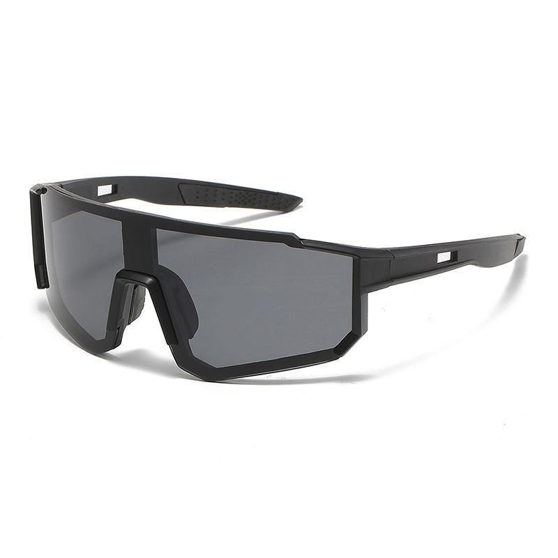 

Fashion Sunglasses Monoblock Anti UV Men s Goggle Outdoor Cycling Sports Sunglasses Women Oversize Design Decor Shades черный серый