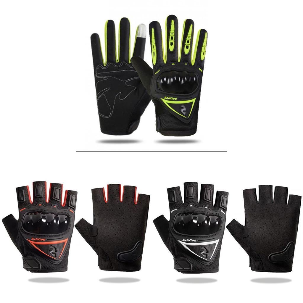Outdoor Motorcycle Riding Gloves Long Finger Nonslip Durable Gear For Offroad Riders