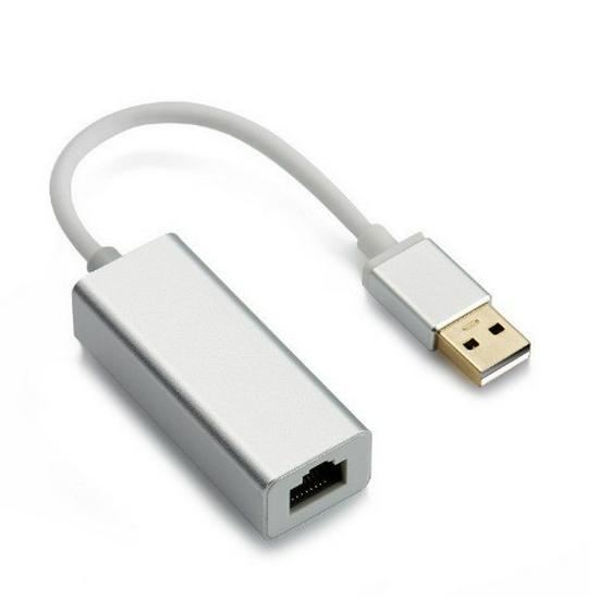 USB-C - RJ45 Gigabit Ethernet Adapter LED-es visszajelzővel